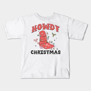 Howdy Christmas Kids T-Shirt